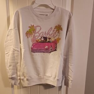 Abercrombie Kids White and Pink Sweatshirt